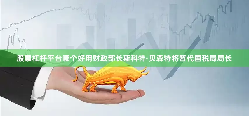 股票杠杆平台哪个好用财政部长斯科特·贝森特将暂代国税局局长