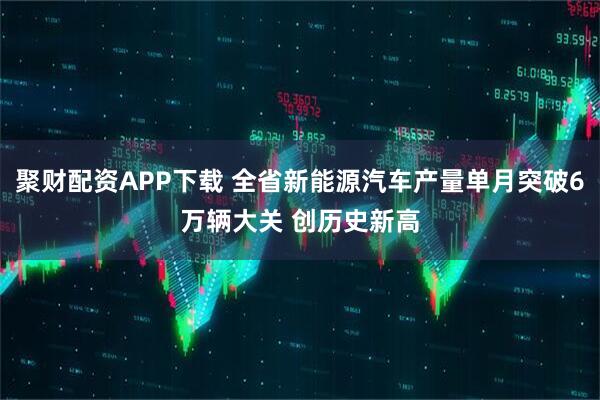聚财配资APP下载 全省新能源汽车产量单月突破6万辆大关 创历史新高